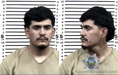 Mugshot of Damian Corrales booked in Bonneville County, Idaho on October 3, 2026