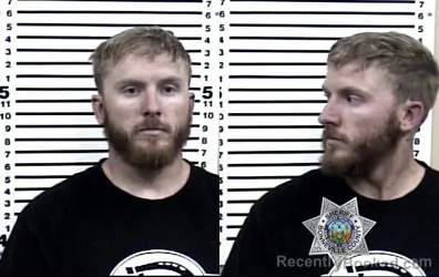 Mugshot of Dallin Raymond Hope booked in Bonneville County, Idaho on August 26, 2026
