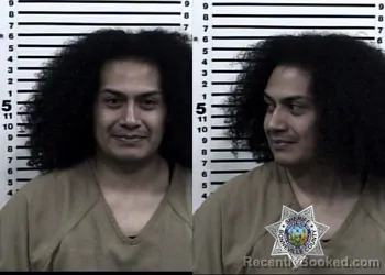 Mugshot of ANGEL AVENDANO booked in Bonneville County, Idaho on March 27, 2026