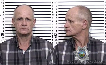 Mugshot of JAMES NELSON CHRISTENSEN booked in Bonneville County, Idaho on March 14, 2026