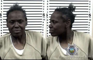 Mugshot of DENISE CAMILLA ENGLISH booked in Bonneville County, Idaho on April 18, 2026