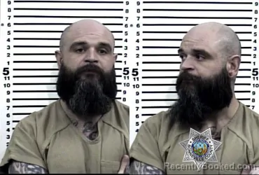 Mugshot of CHRISTOPHER ANTHONY GALLEGOS booked in Bonneville County, Idaho on March 24, 2026