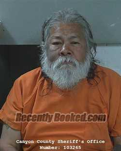 Mugshot of ROBERTO RODRIGUEZ SANCHEZ booked in Canyon County, Idaho on May 20, 2026