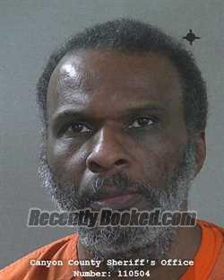 Booking photo from Canyon County, Idaho