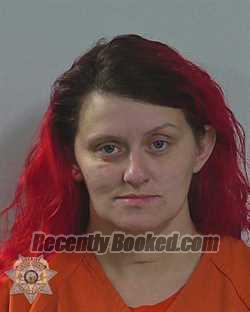 Mugshot of ASHLEY LENE LOPEZ booked in Canyon County, Idaho on March 18, 2026