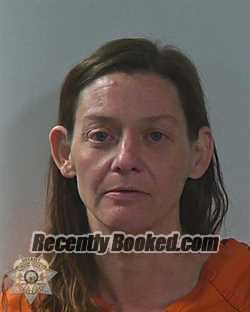 Mugshot of JENNIFER ANN MCINVAILLE booked in Canyon County, Idaho on March 13, 2026