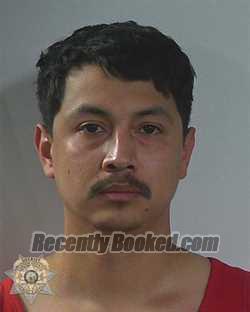 Mugshot of Robert Giovanni Bernal booked in Canyon County, Idaho on August 28, 2026