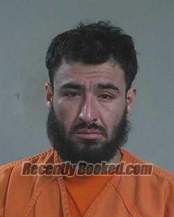 Mugshot of Bernardino Araiza Barriga booked in Canyon County, Idaho on September 14, 2026