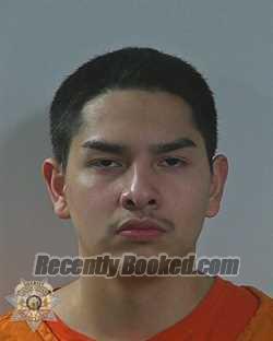 Mugshot of JOSE ANGEL SANTANA ESTRADA booked in Canyon County, Idaho on March 20, 2026