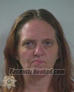 Mugshot of AILEEN RAE JOHNSON booked in Canyon County, Idaho on April 27, 2026