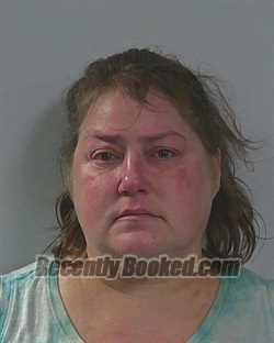 Mugshot of ANGELA ERIN RICE booked in Canyon County, Idaho on March 19, 2026