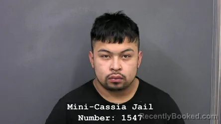 Mugshot of ANTONIO RUIZ HERNANDEZ booked in Cassia County, Idaho on July 1, 2026
