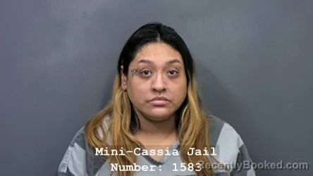 Mugshot of BERNADETTE CONTRERAS booked in Cassia County, Idaho on July 1, 2026