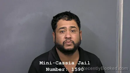 Mugshot of MANUEL CASTILLO-LUNA booked in Cassia County, Idaho on July 1, 2026