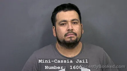 Mugshot of JOSE LUIS CASTILLO-HERNANDEZ booked in Cassia County, Idaho on July 2, 2026