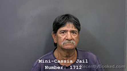 Mugshot of ARTURO ESPINOSA booked in Cassia County, Idaho on July 4, 2026