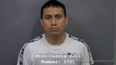 Mugshot of DIONCIO CRUZ CRUZ booked in Cassia County, Idaho on July 4, 2026