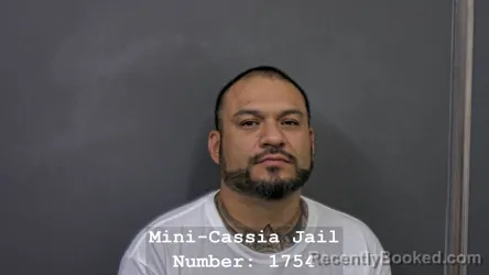 Mugshot of MARCOS ANTONIO MARTINEZ booked in Cassia County, Idaho on July 4, 2026