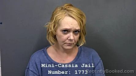 Mugshot of NIKKI ANN ROBINSON booked in Cassia County, Idaho on July 5, 2026