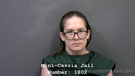 Mugshot of CARLIE JEAN GREER booked in Cassia County, Idaho on July 5, 2026