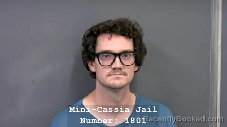 Mugshot of MARSHALL LAMAR GREER booked in Cassia County, Idaho on July 5, 2026