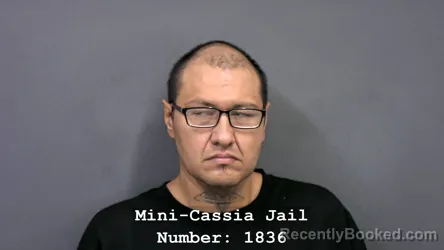 Mugshot of KENNETH TERKILDSEN booked in Cassia County, Idaho on July 6, 2026