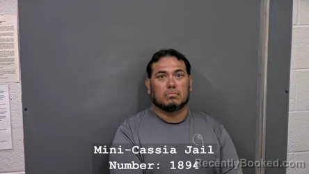 Mugshot of EMETERIO BANUELOS-HIGUERA booked in Cassia County, Idaho on July 7, 2026