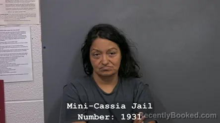 Mugshot of REBECCA DAWN POOL booked in Cassia County, Idaho on July 8, 2026