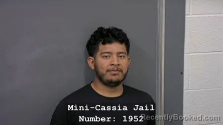 Mugshot of KEVIN LEONARD ZALDIVAR-ZELADA booked in Cassia County, Idaho on July 8, 2026