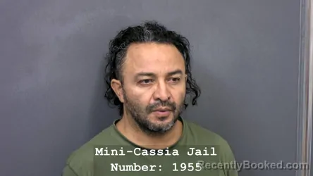 Mugshot of MICHEL TEMPLOS-FERNANDEZ booked in Cassia County, Idaho on July 8, 2026