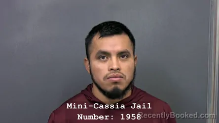 Mugshot of LUIS FERNANDO CHUB CACAO booked in Cassia County, Idaho on July 9, 2026