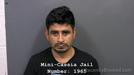 Mugshot of KEDIN OSMIN TOBIOS-MATA booked in Cassia County, Idaho on July 9, 2026