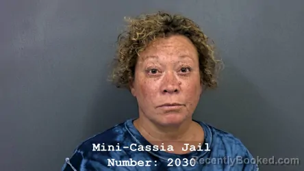 Mugshot of STEPHANIE ANN WEST booked in Cassia County, Idaho on July 10, 2026
