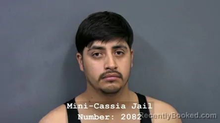 Mugshot of ULISES RUIZ LOPEZ booked in Cassia County, Idaho on July 11, 2026