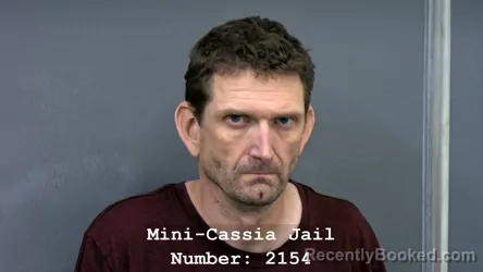 Mugshot of BRIAN KEITH SMITH booked in Cassia County, Idaho on July 13, 2026