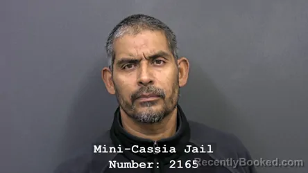 Mugshot of MARIO BUCIO-CHACON booked in Cassia County, Idaho on July 13, 2026