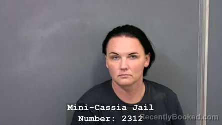 Mugshot of SASHA OLSEN booked in Cassia County, Idaho on July 16, 2026
