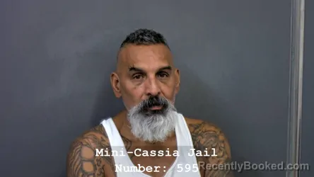 Mugshot of RICHARD GILL ORTEGA booked in Cassia County, Idaho on July 19, 2026