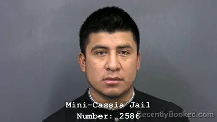 Mugshot of IGNACIO SANCHEZ GOMEZ booked in Cassia County, Idaho on July 22, 2026