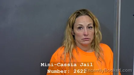 Mugshot of BAMBIE CHALET THOMETZ booked in Cassia County, Idaho on July 23, 2026