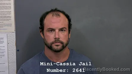 Mugshot of BEAU ALAN PRUETT booked in Cassia County, Idaho on July 23, 2026