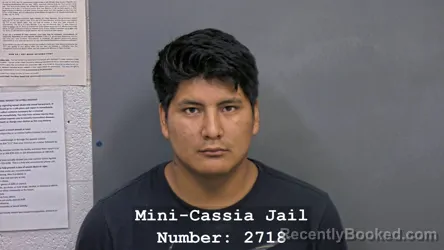 Mugshot of BRAYAN SANCHEZ-SOTO booked in Cassia County, Idaho on July 25, 2026