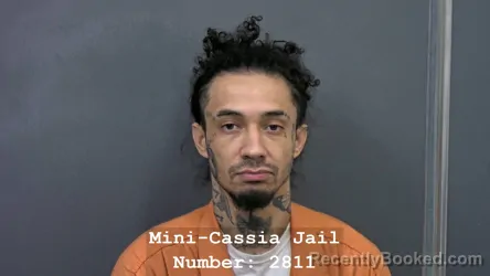 Mugshot of JULIO ALEJANDRO ALLENDE booked in Cassia County, Idaho on July 27, 2026