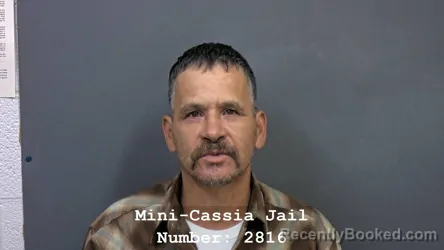 Mugshot of PEDRO COSIO-NAVA booked in Cassia County, Idaho on July 27, 2026