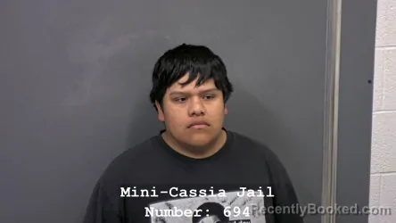 Mugshot of JEREMIAH CURTIS NAVA booked in Cassia County, Idaho on July 28, 2026