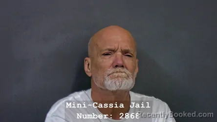 Mugshot of MICHAEL ALLEN MIDDLEBROOK booked in Cassia County, Idaho on July 29, 2026