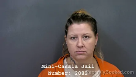 Mugshot of JAIME DAWN SAGE booked in Cassia County, Idaho on July 29, 2026