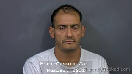 Mugshot of SALVADOR ROQUE-PEREZ booked in Cassia County, Idaho on July 29, 2026