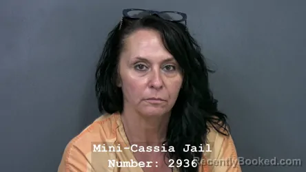 Mugshot of MICHELLE BRANDY RICHARDSON booked in Cassia County, Idaho on July 30, 2026