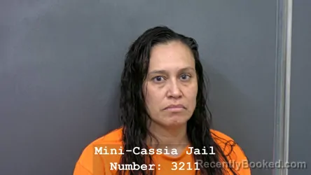 Mugshot of XXXX NAJERA booked in Cassia County, Idaho on August 3, 2026